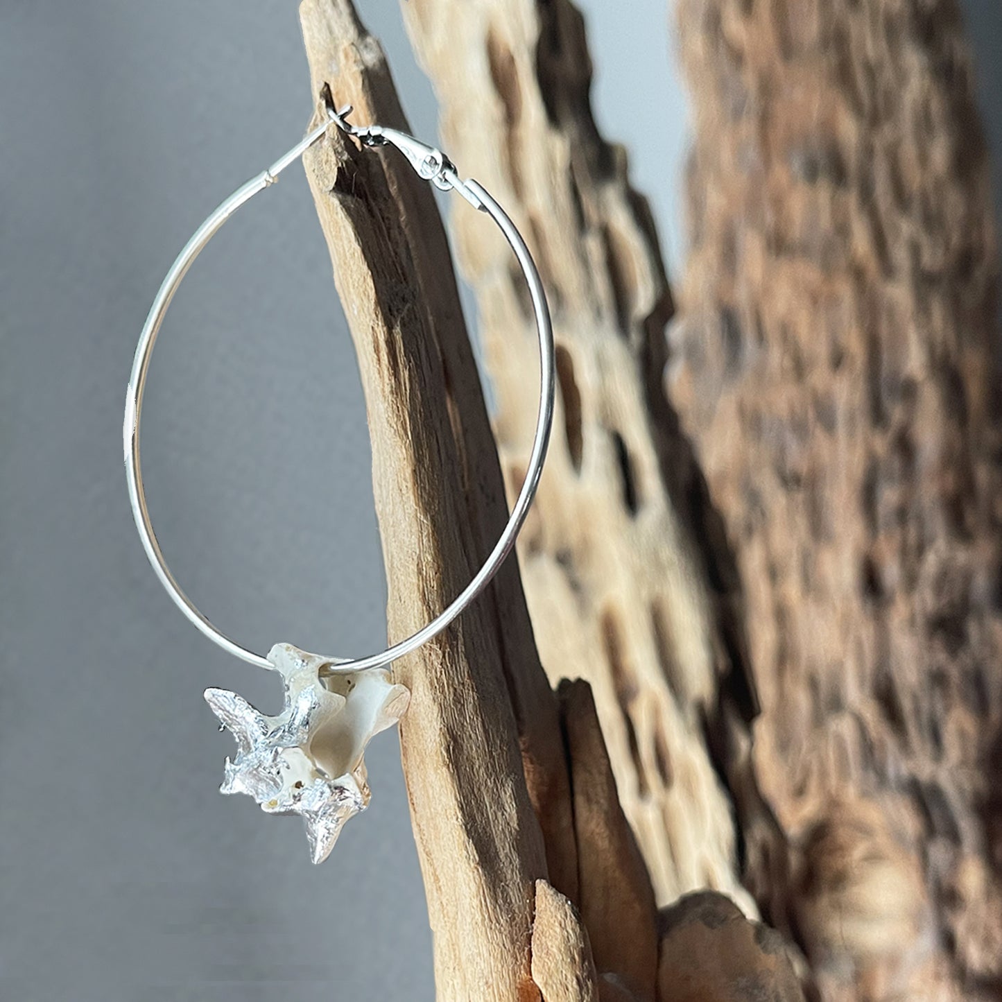 Solitary Bone Earring